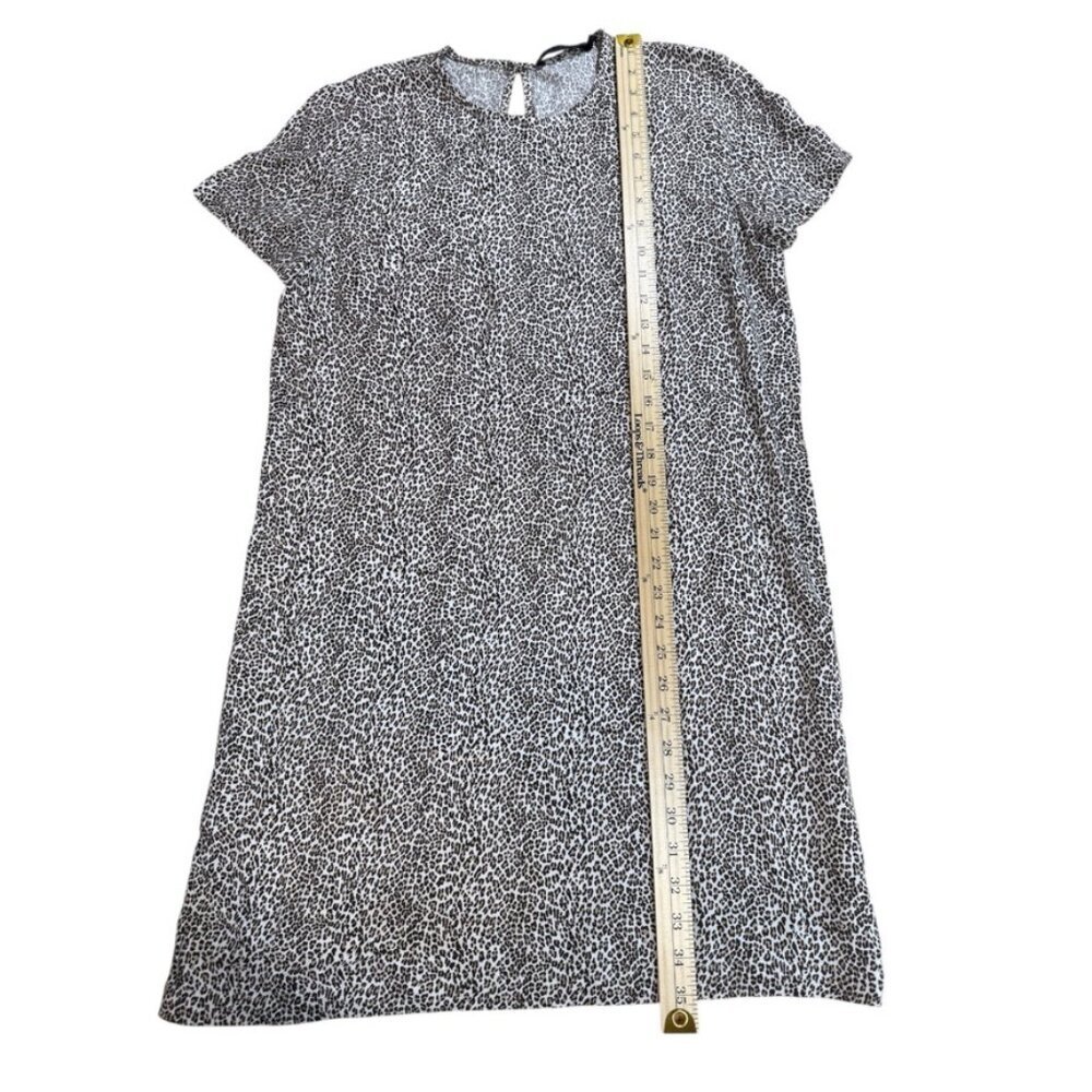 Jenni Kayne leopard print shirt dress size medium - Picture 7 of 9
